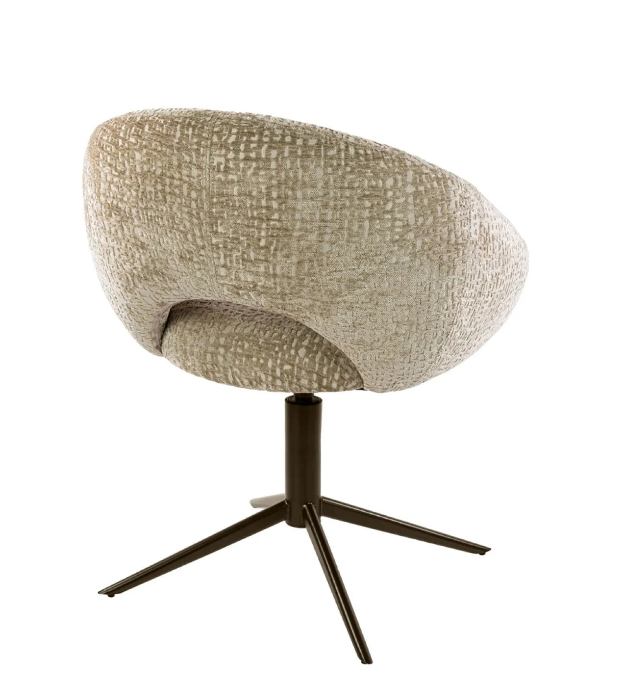 2er Set Stuhl Mirabel | drehbar | Monti Stoff | sand-braun