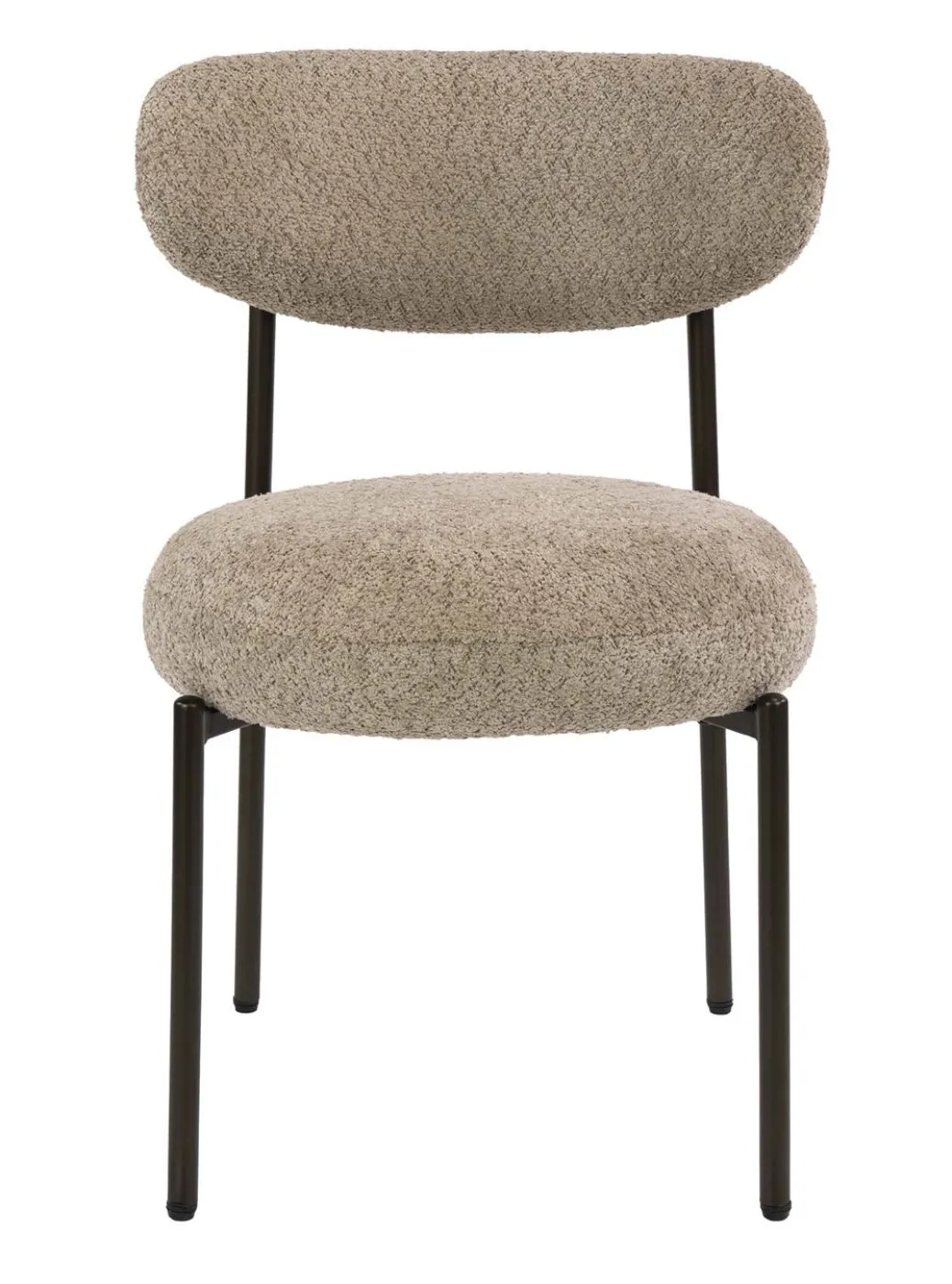 2er Set Stuhl Nest | Boucle | sand-braun