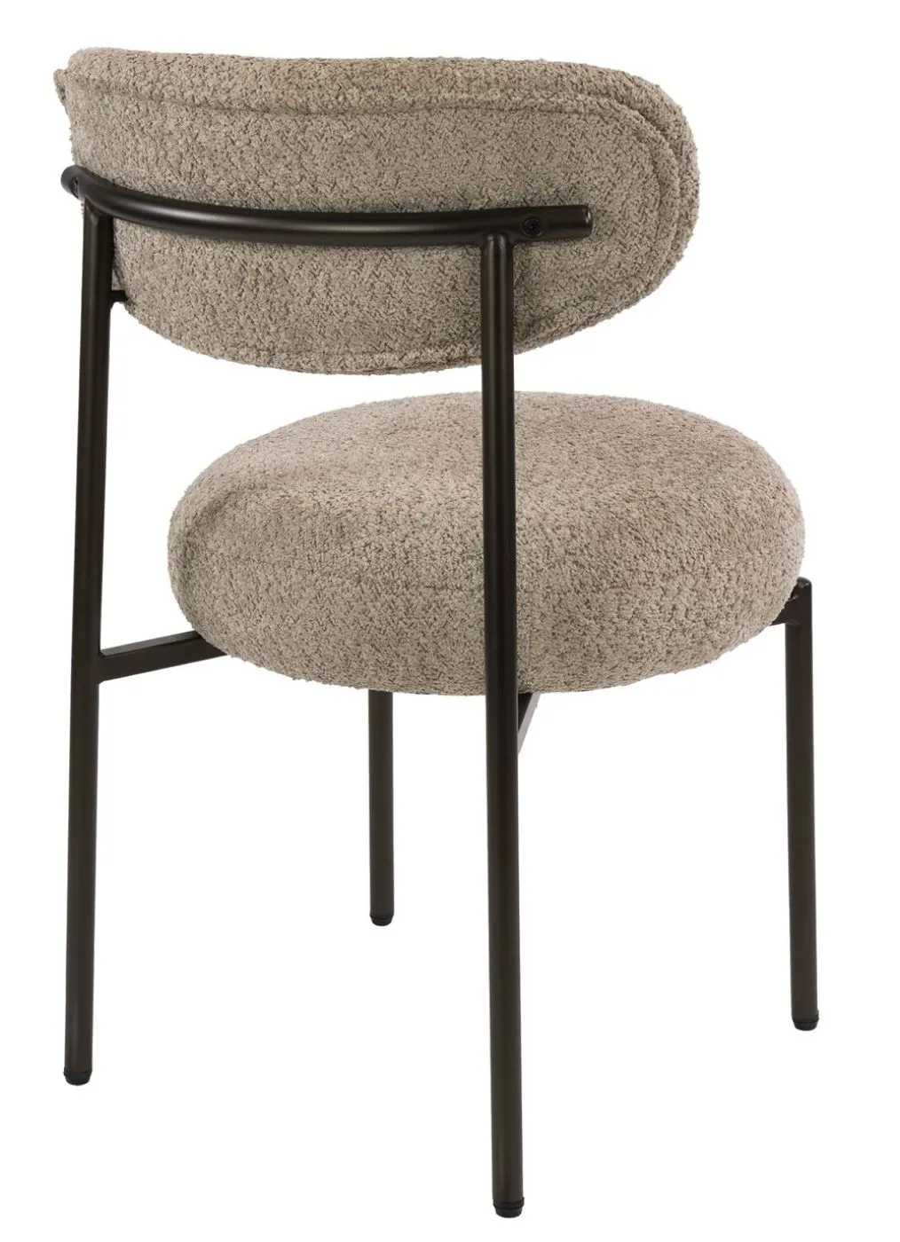 2er Set Stuhl Nest | Boucle | sand-braun