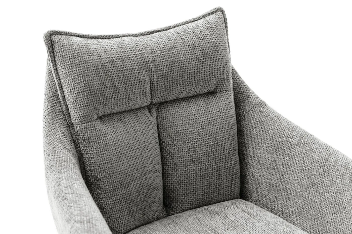 2er Set Stuhl Parker mit Armlehnen | drehbar | anthrazit / grau