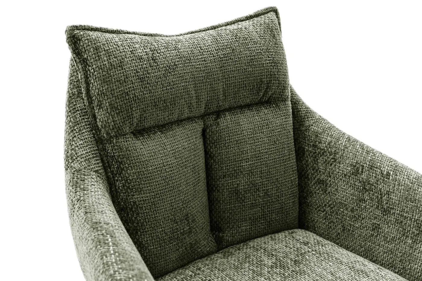 2er Set Stuhl Parker mit Armlehnen | Edelstahl | drehbar | grün / olive