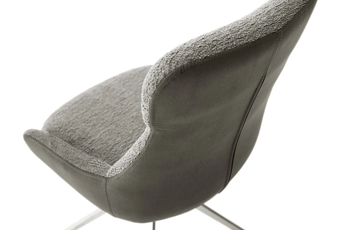 2er Set Stuhl Pelion | Edelstahl | drehbar | schlamm