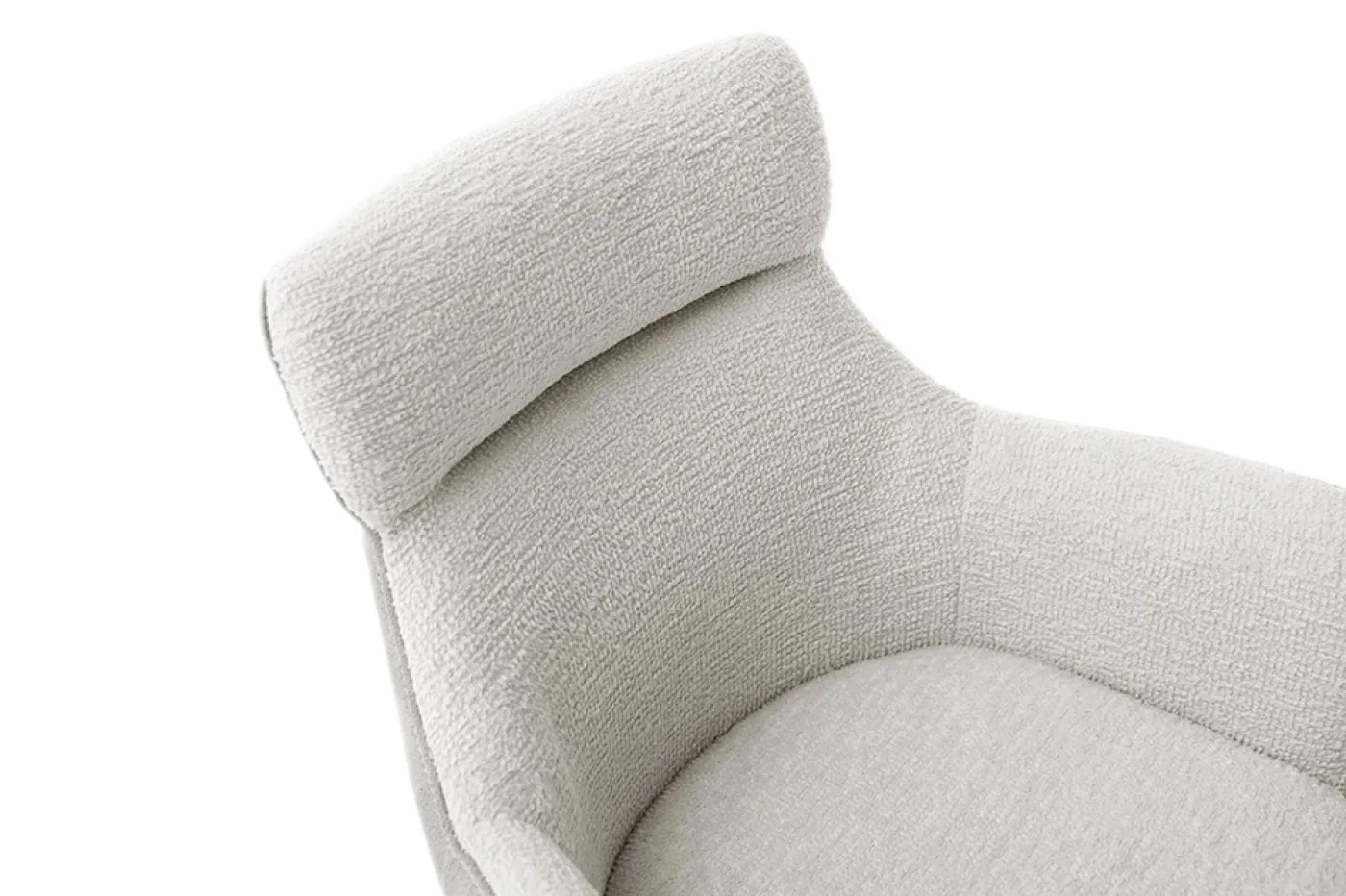 2er Set Stuhl Pelion mit Armlehnen | drehbar | grau / lichtgrau