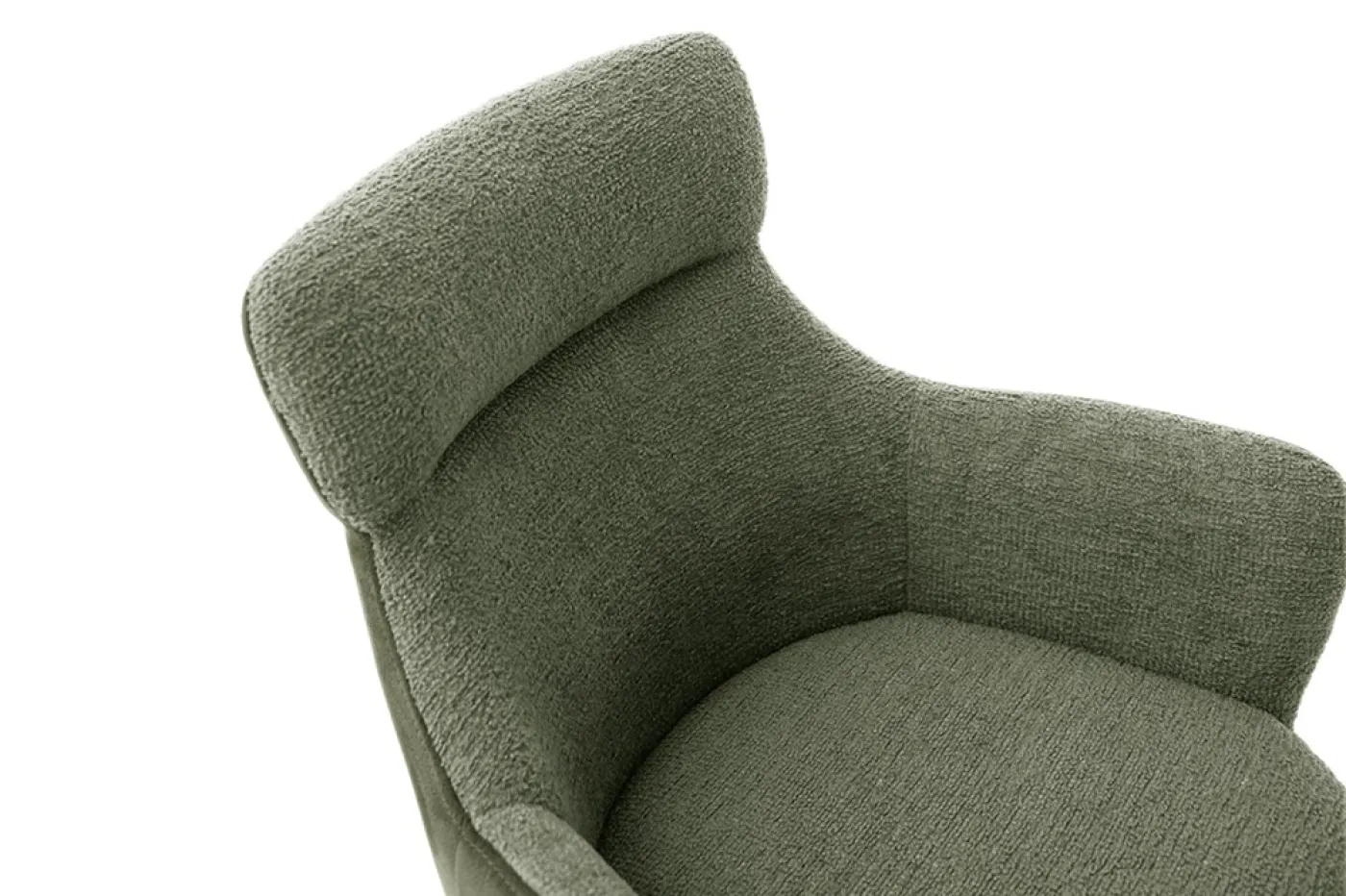 2er Set Stuhl Pelion mit Armlehnen | Edelstahl | drehbar | olive