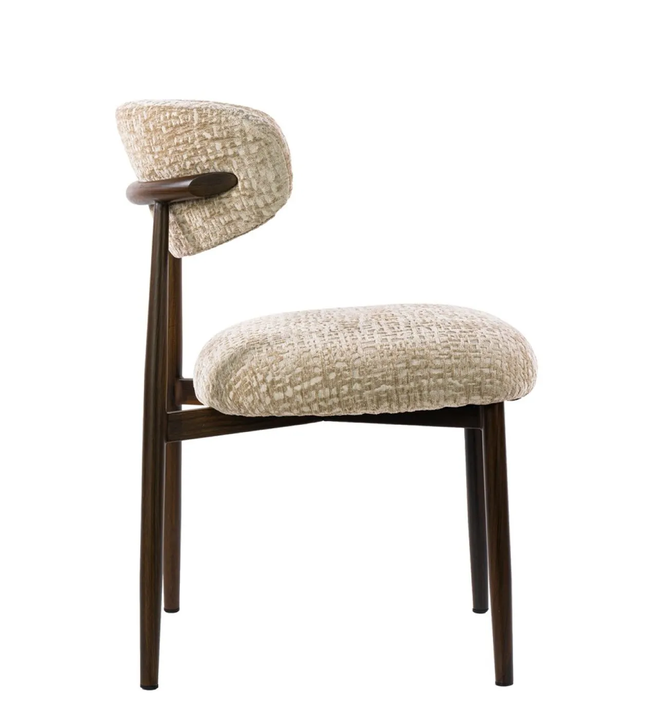 2er Set Stuhl Savena | Monti Stoff / Strukturgewebe | sand