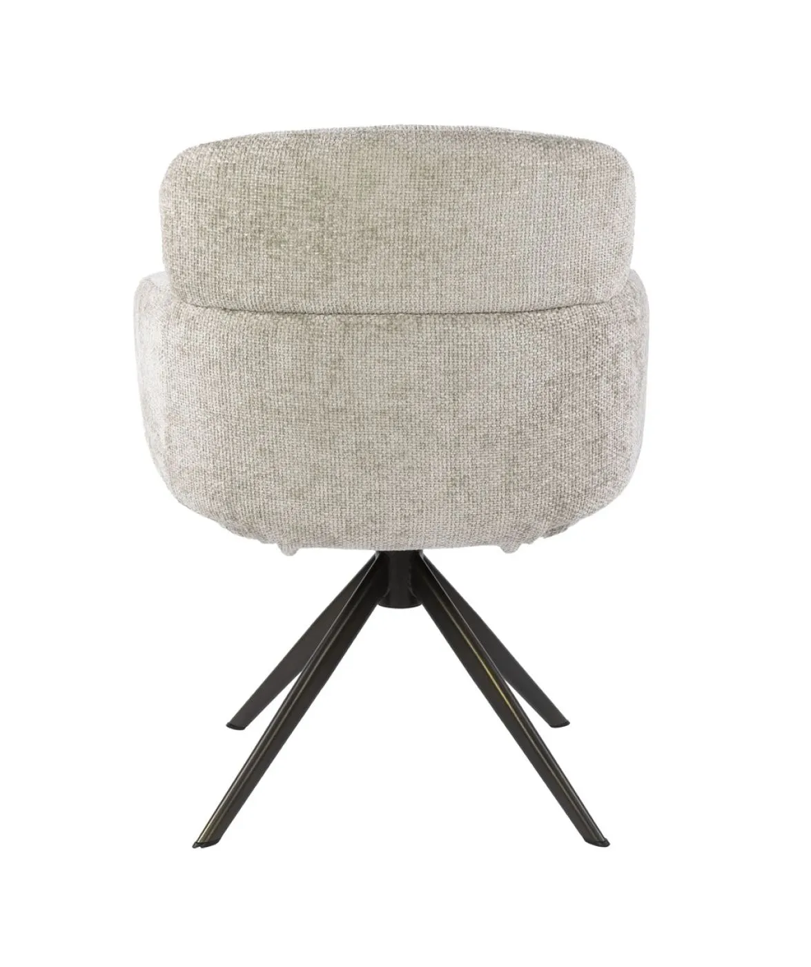 2er Set Stuhl Tano | Chenillestoff | drehbar | sand-braun