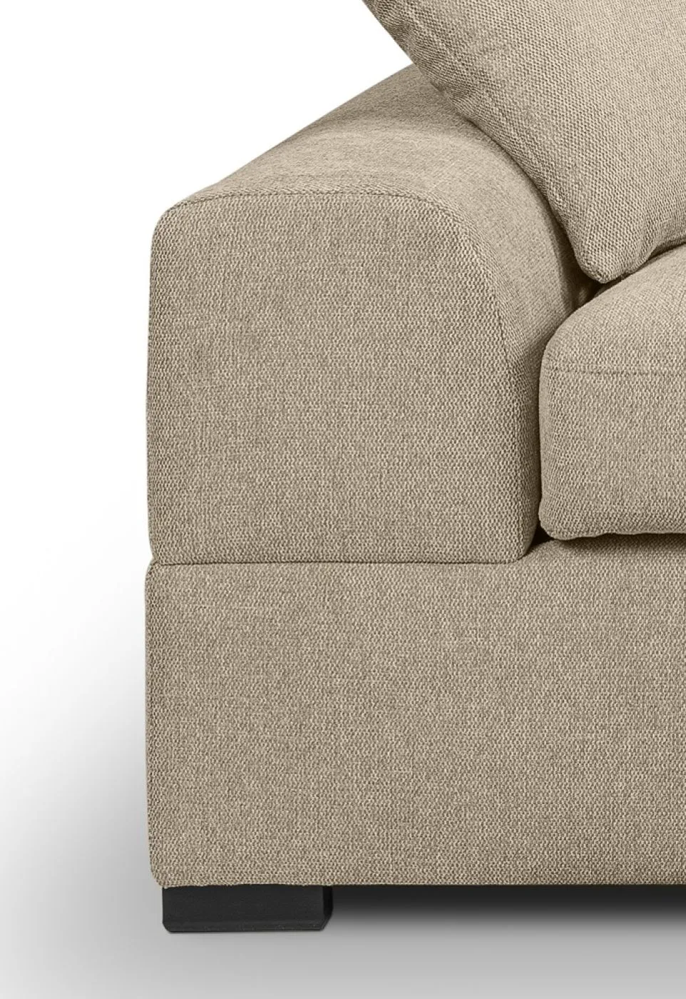 3-Sitzer Polstersofa Veda | 221cm | Strukturstoff | beige