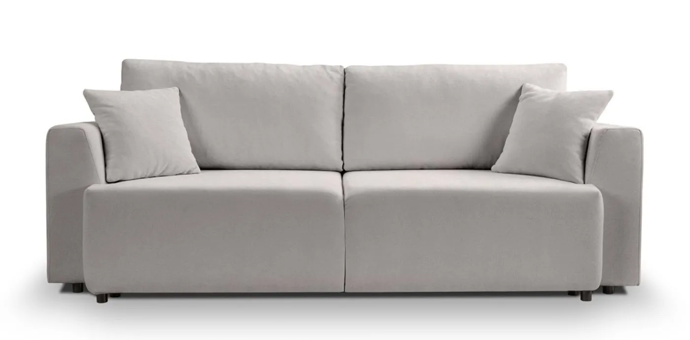 3-Sitzer Schlafsofa Point | 250cm | Webstoff | hellgrau