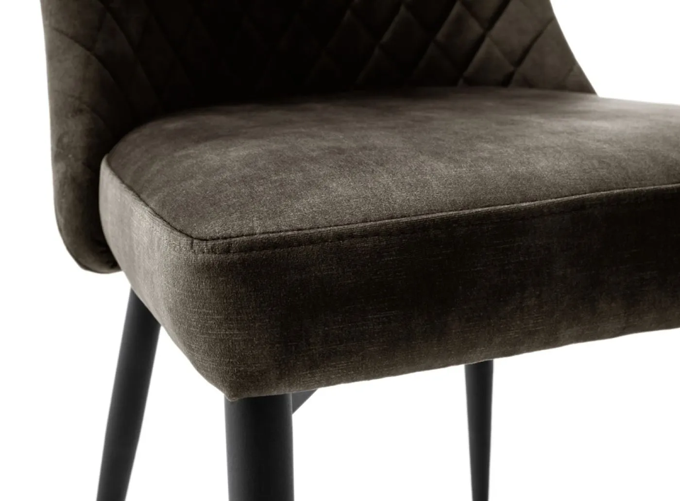 4er Set Stuhl Aboshi | anthrazit / schwarz matt