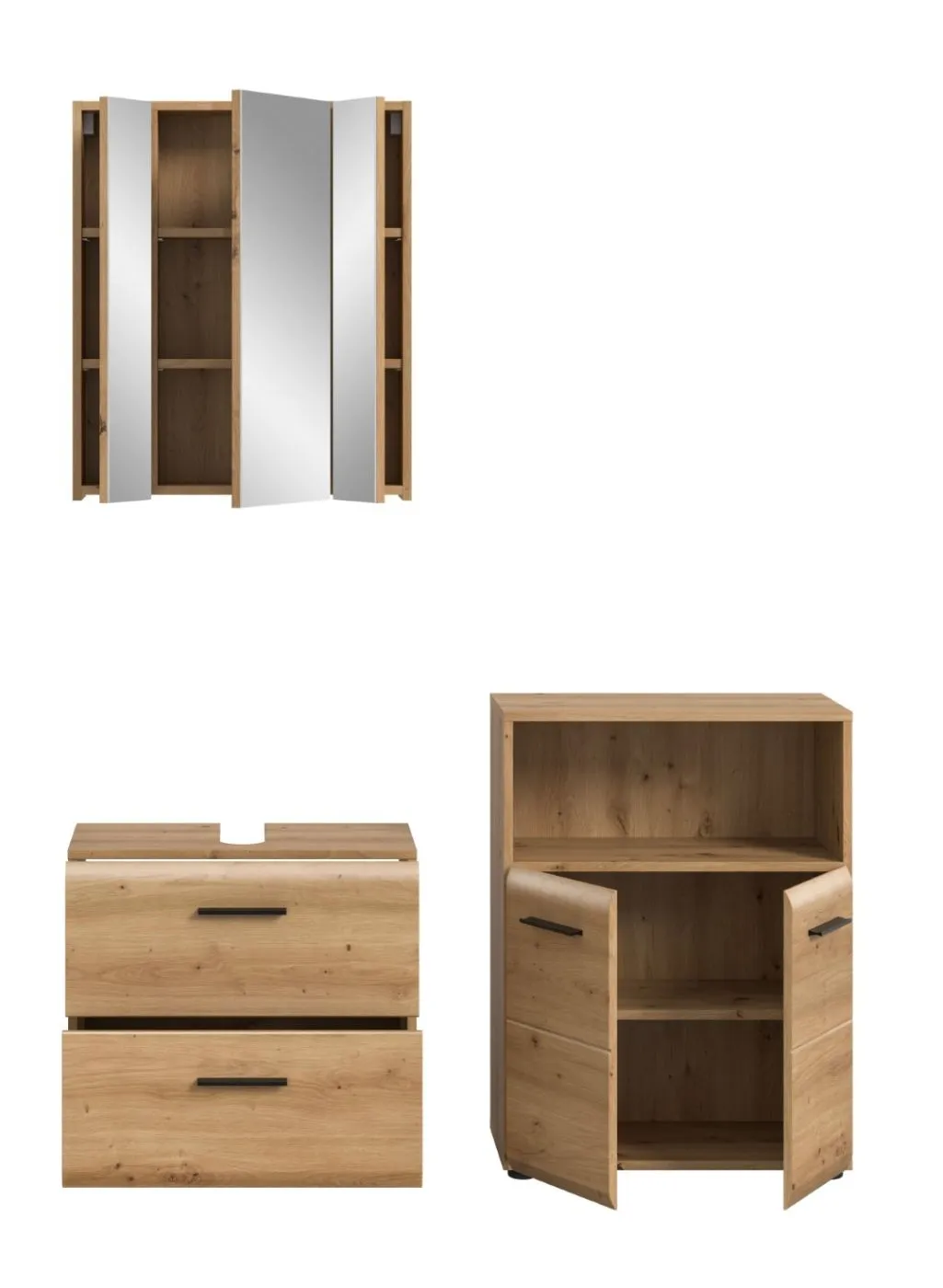 Bad Set Ice 3 | 3-teilig | Artisan Oak ohne