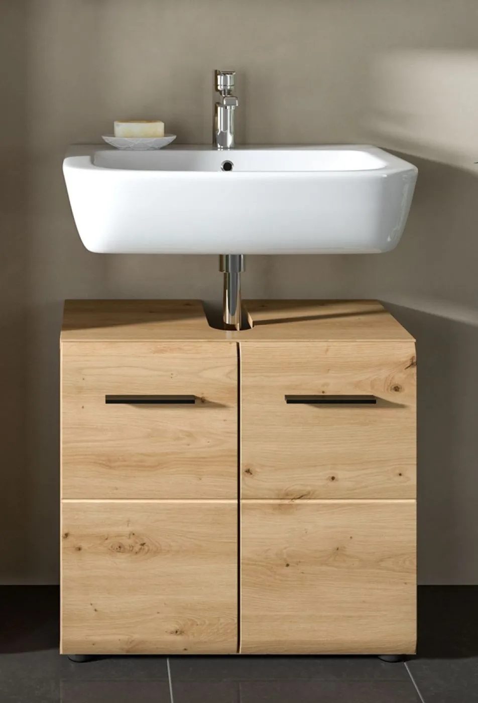 Bad Set Ice 8 | 4-teilig | Artisan Oak ohne Aufsatzleuchte 1