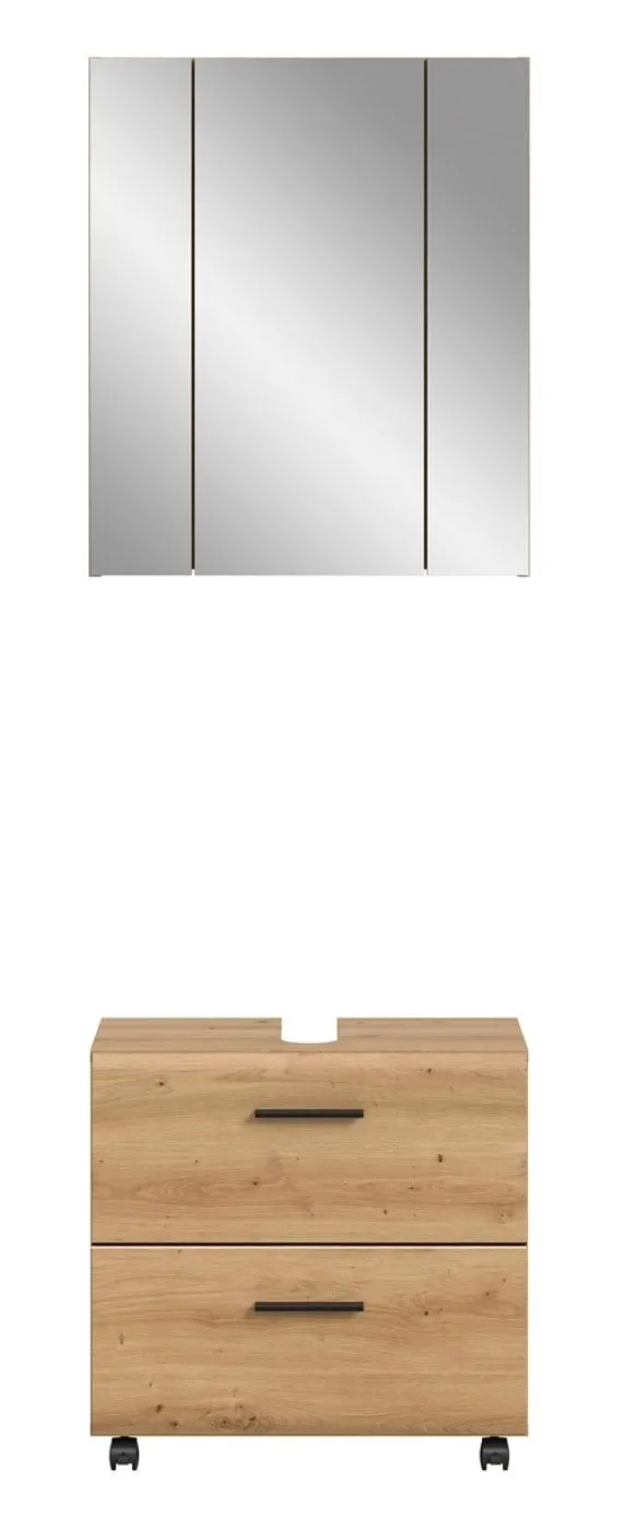 Bad Set Ice auf Rollen | 2-teilig | Artisan Oak