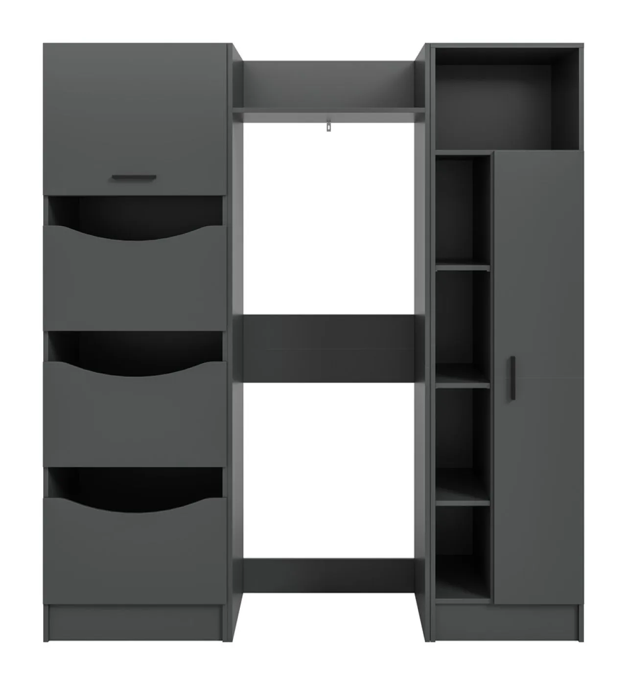 Bad Set Waschmaschinenumbau Set Free 1 | 3-teilig | anthrazit