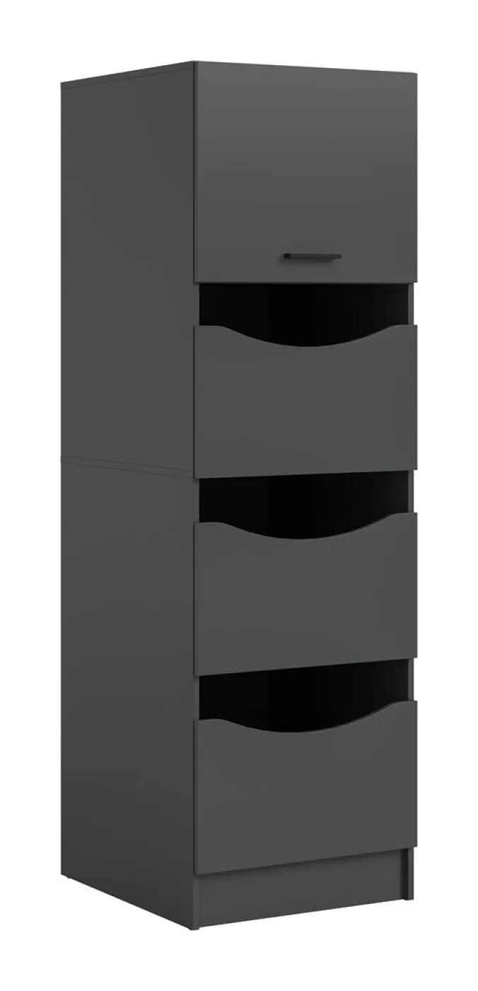 Bad Set Waschmaschinenumbau Set Free 1 | 3-teilig | anthrazit