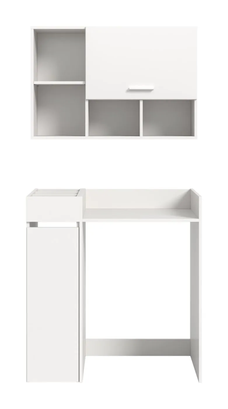 Bad Set Waschmaschinenumbau Set Free | 3-teilig | weiß