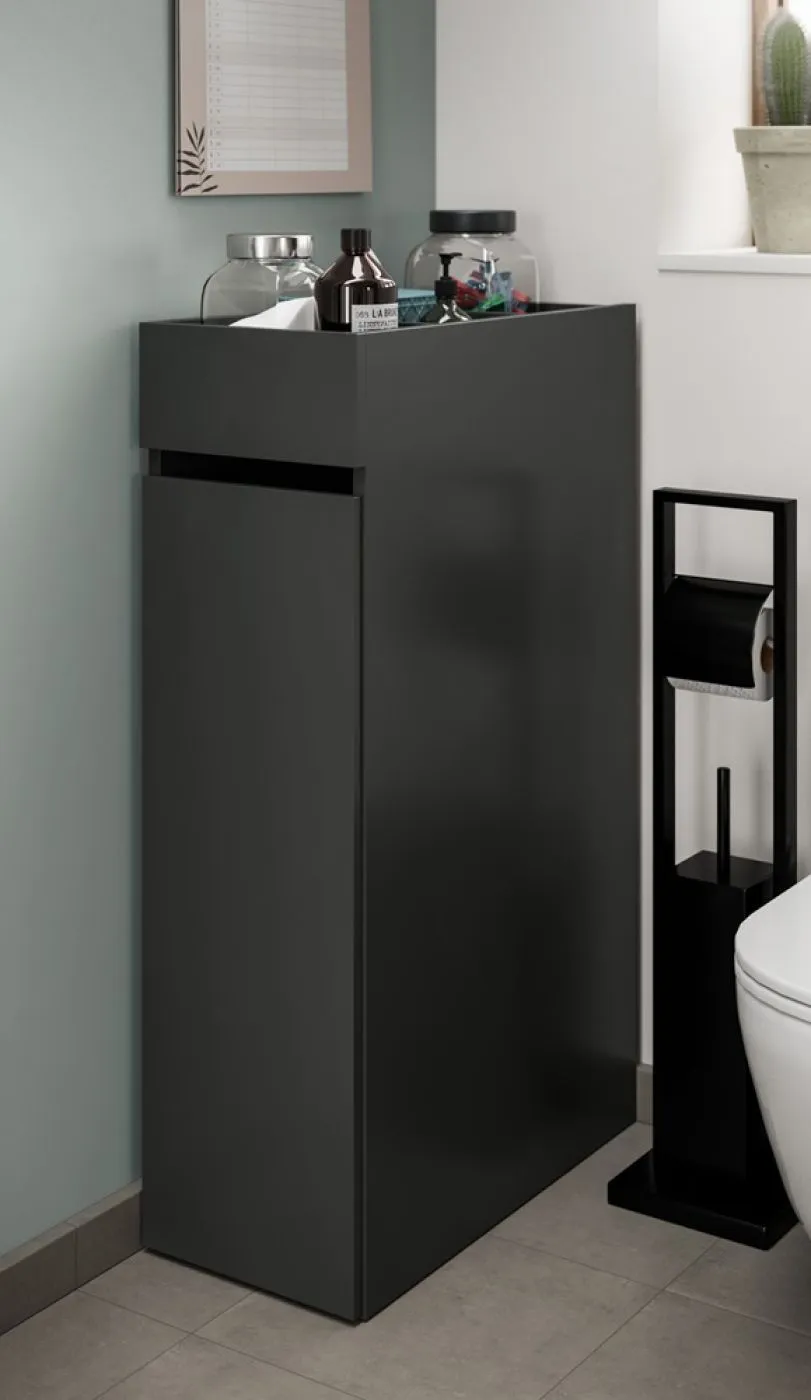 Bad Set Waschmaschinenumbau Set Free | 6-teilig | anthrazit