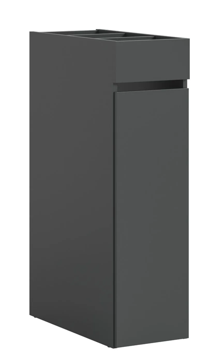 Badezimmer Kommode | Ausziehregal l Free | anthrazit