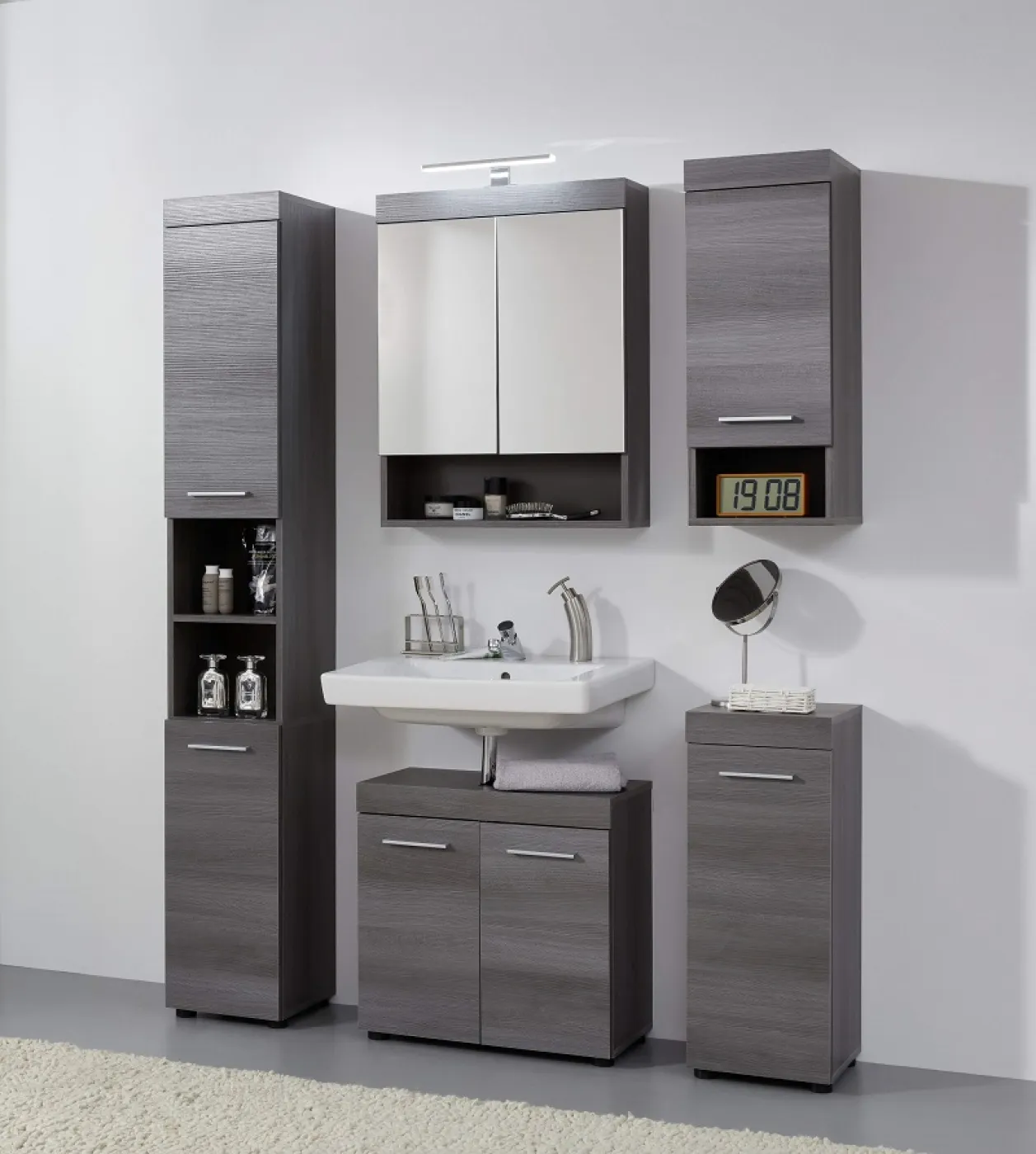 Badezimmer Kommode Runner | rauchsilber