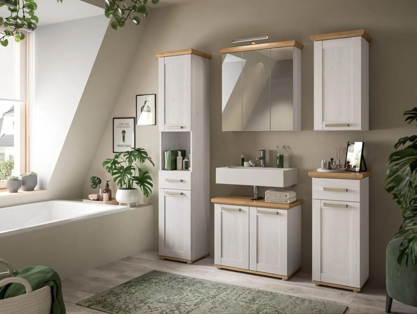 Badezimmer Kommode Verona | Sibiu Lärche / Artisan Eiche