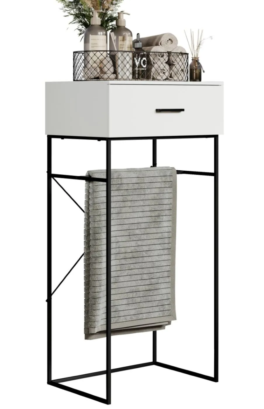 Badezimmer Kommode Waschtisch Strike | weiß