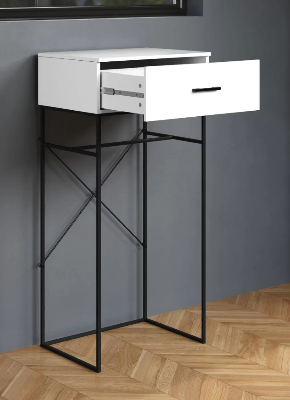 Badezimmer Kommode Waschtisch Strike | weiß