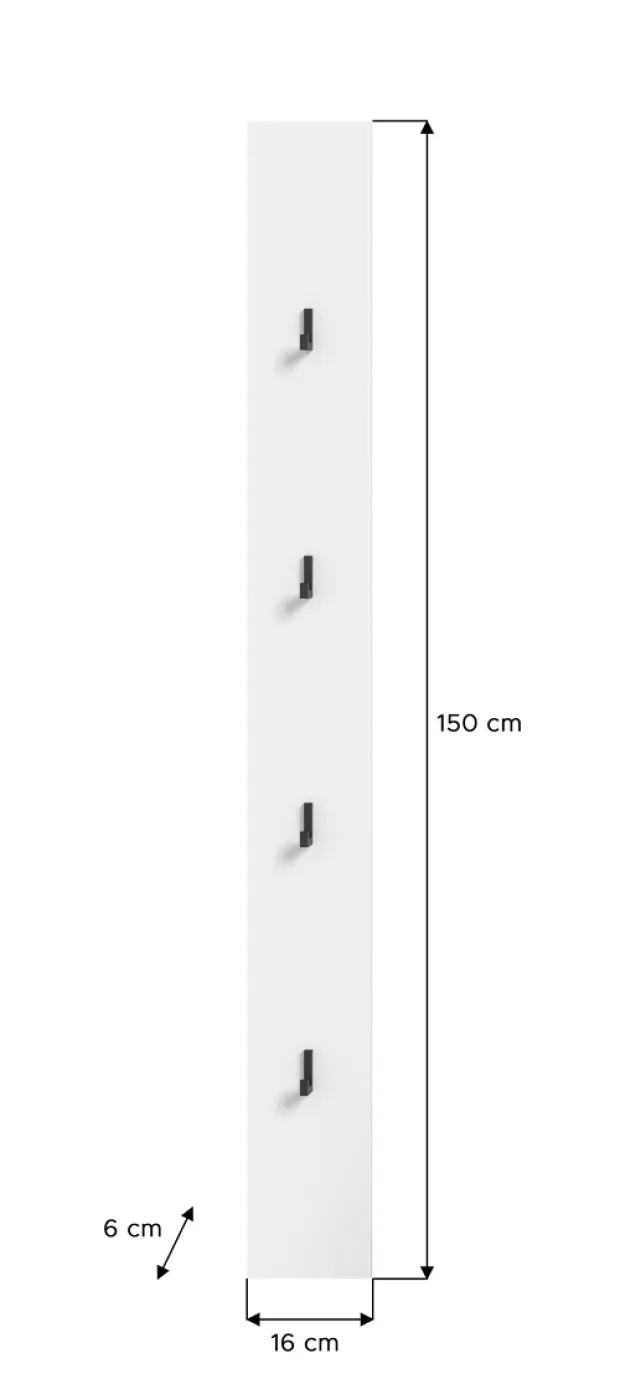 Badezimmer Paneel Prisma | weiß / weiß Hochglanz