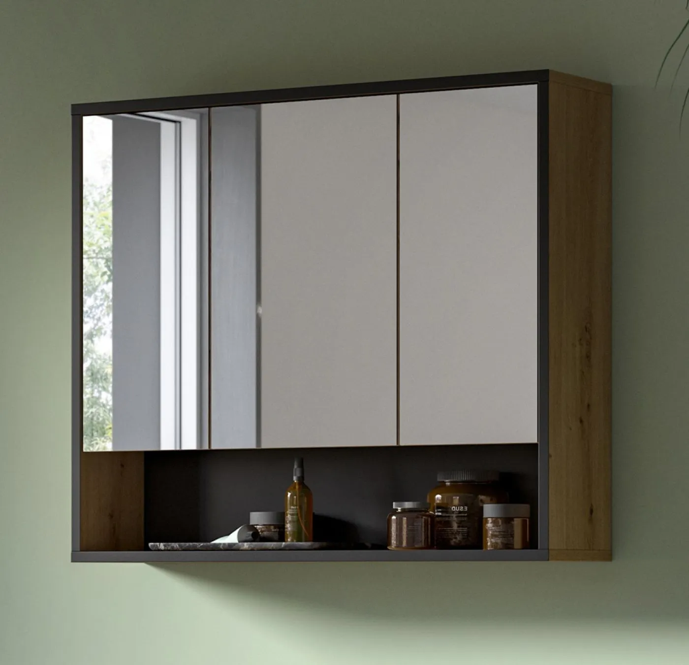 Badezimmer-Set Bagno 1 | Artisan Oak | 3-teilig ohne Beleuchtung