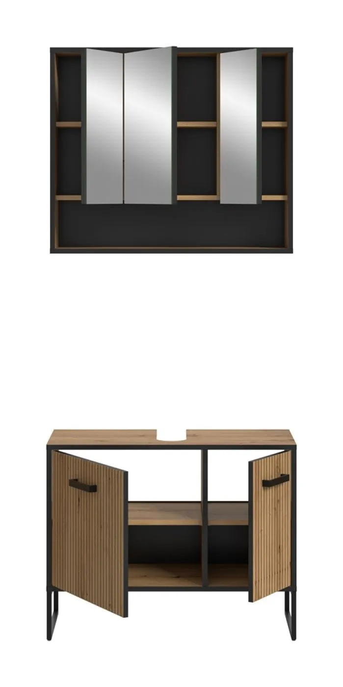 Badezimmer-Set Bagno 2 | Artisan Oak | 2-teilig