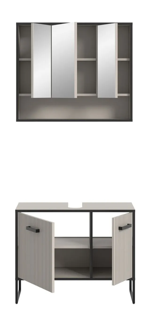 Badezimmer-Set Bagno 2 | Kaschmir | 2-teilig