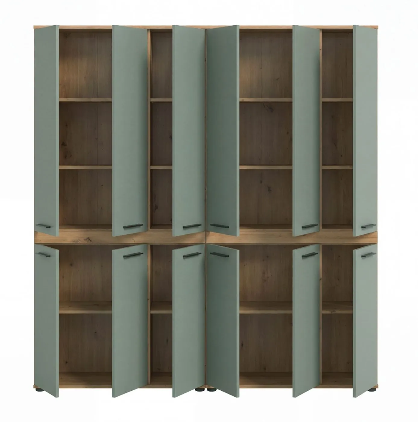 Badezimmer-Set Blake 1 | Salbei / Artisan Eiche | 2-teilig