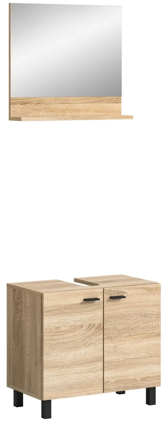 Badezimmer Set Boston | 2-teilig | Eiche Sonoma