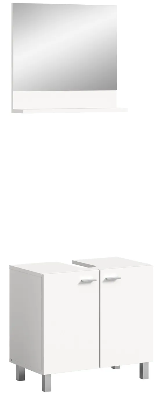 Badezimmer Set Boston | 2-teilig | weiß