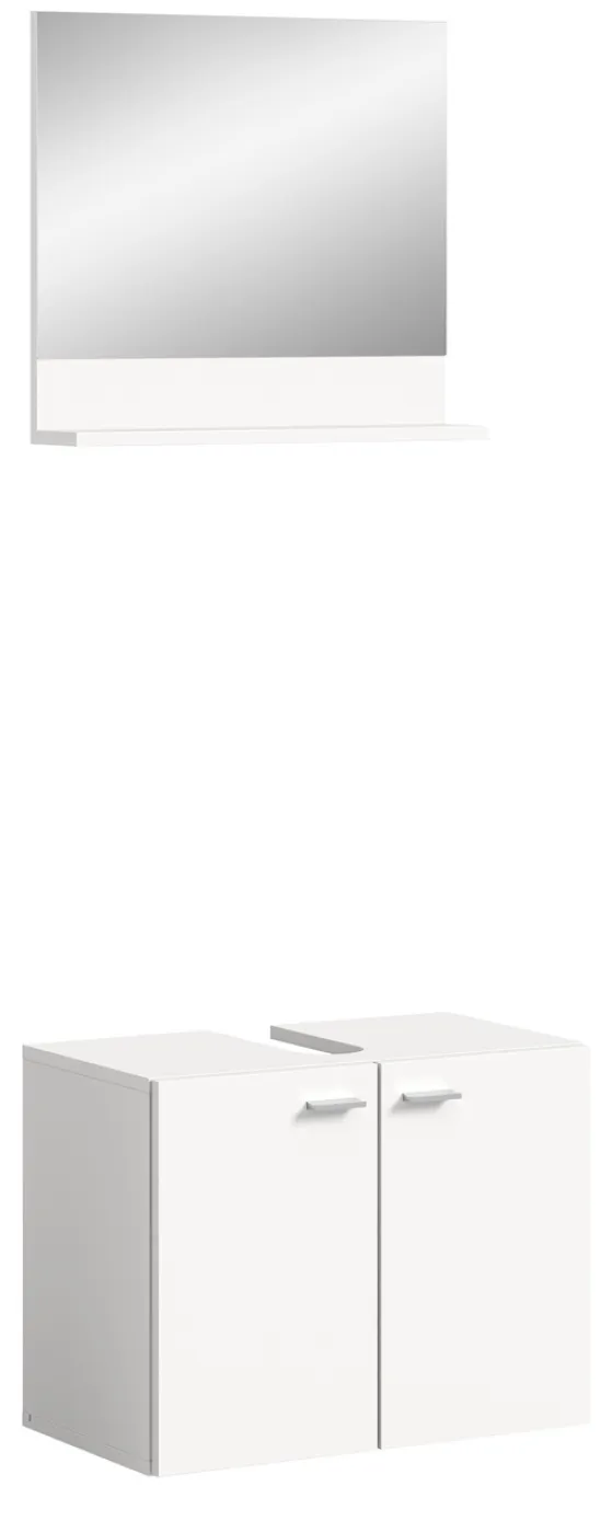 Badezimmer Set Boston | 2-teilig | weiß