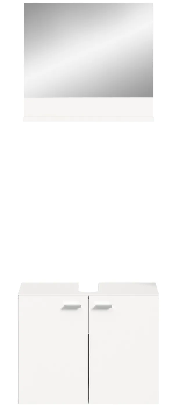 Badezimmer Set Boston | 2-teilig | weiß