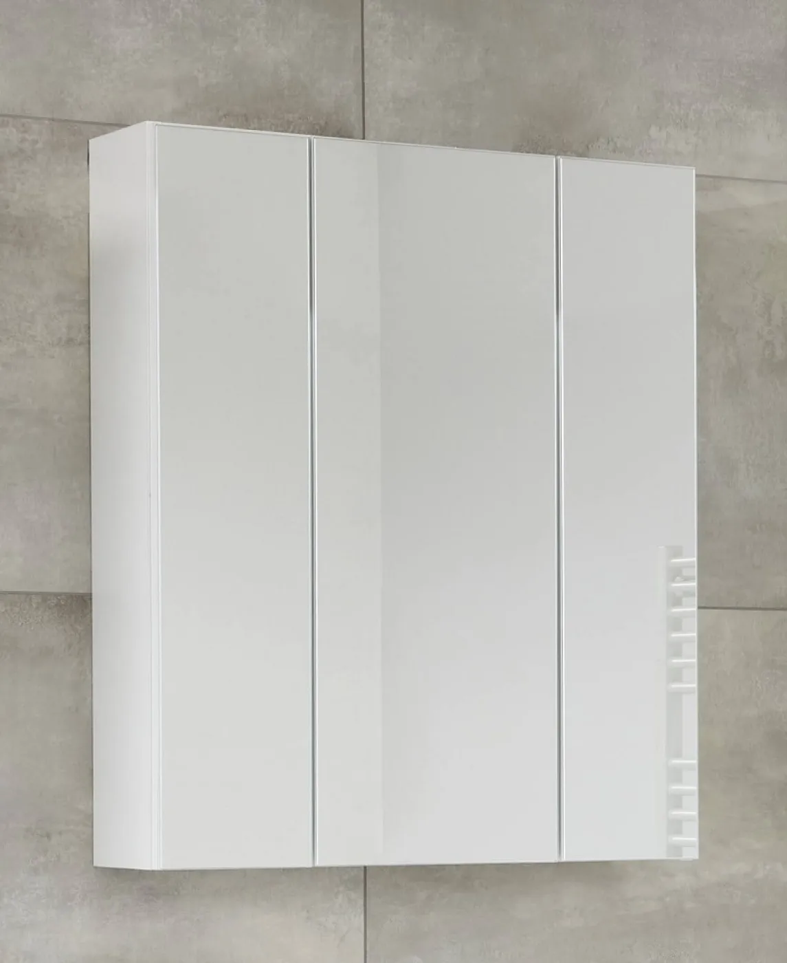 Badezimmer-Set Monte | weiß Hochglanz | 5-teilig