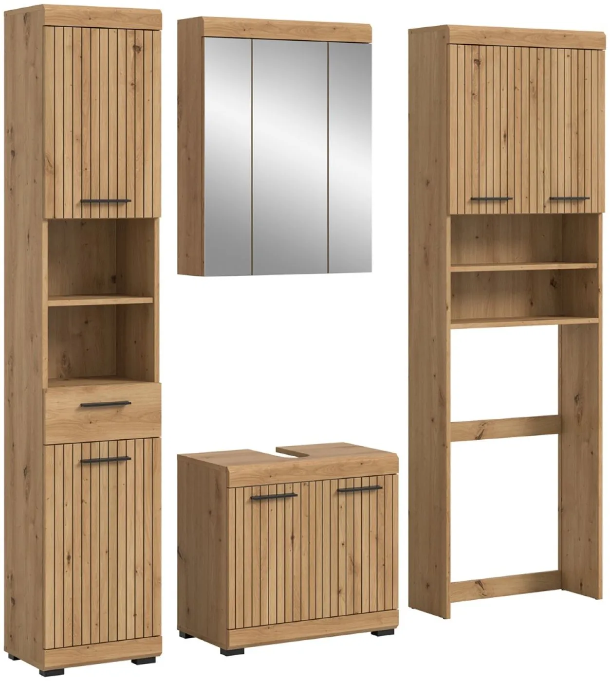 Badezimmer-Set Scout 1 | Artisan Eiche | 4-teilig ohne