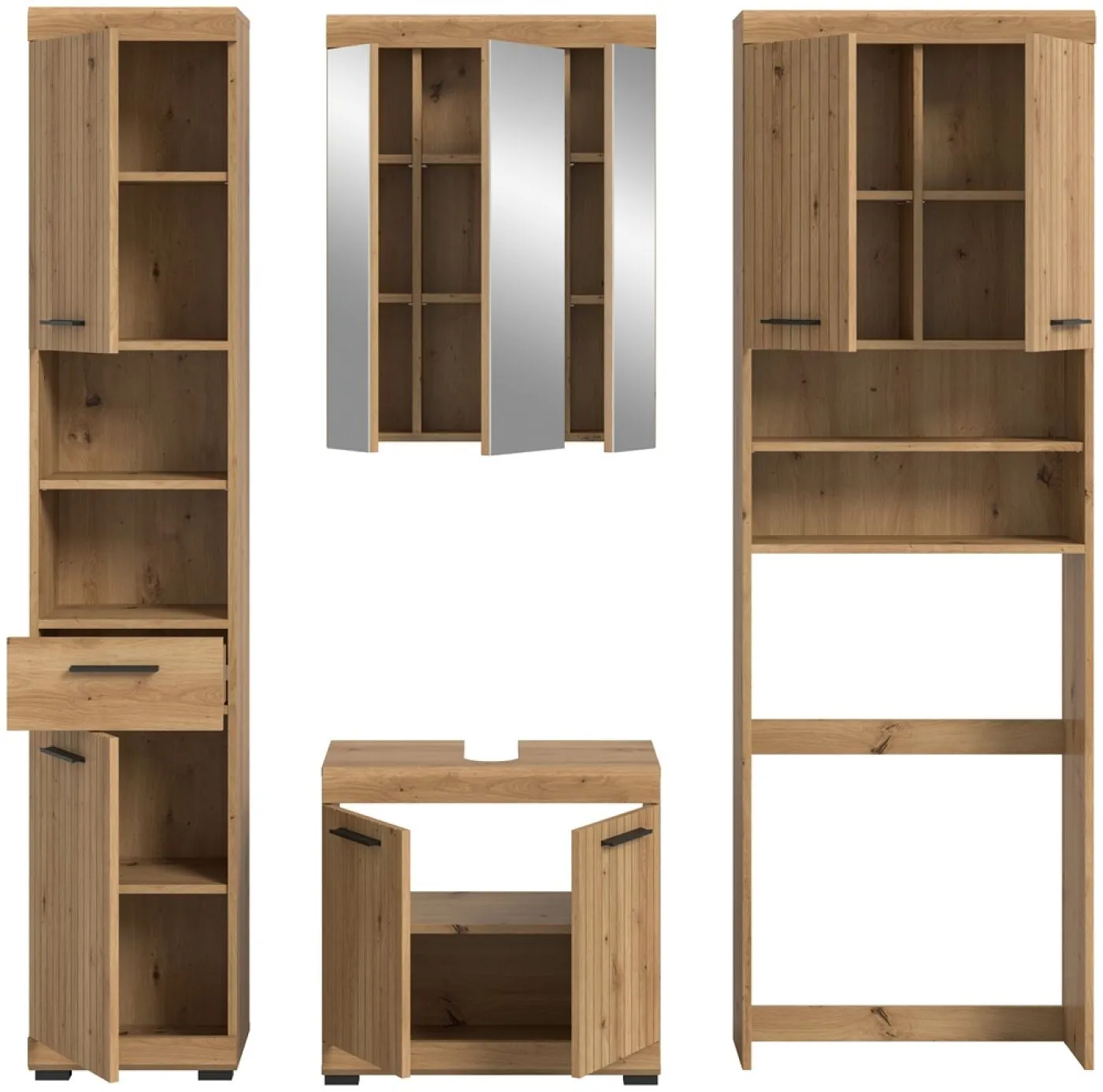 Badezimmer-Set Scout 1 | Artisan Eiche | 4-teilig ohne