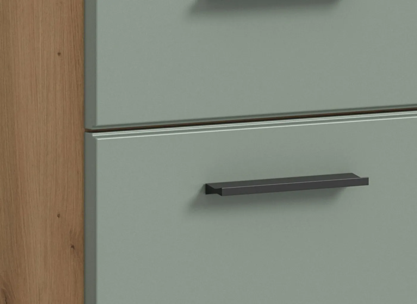 Badezimmer-Set Scout 5 | Salbei / Artisan Eiche | 4-teilig | optional Aufsatzleuchte