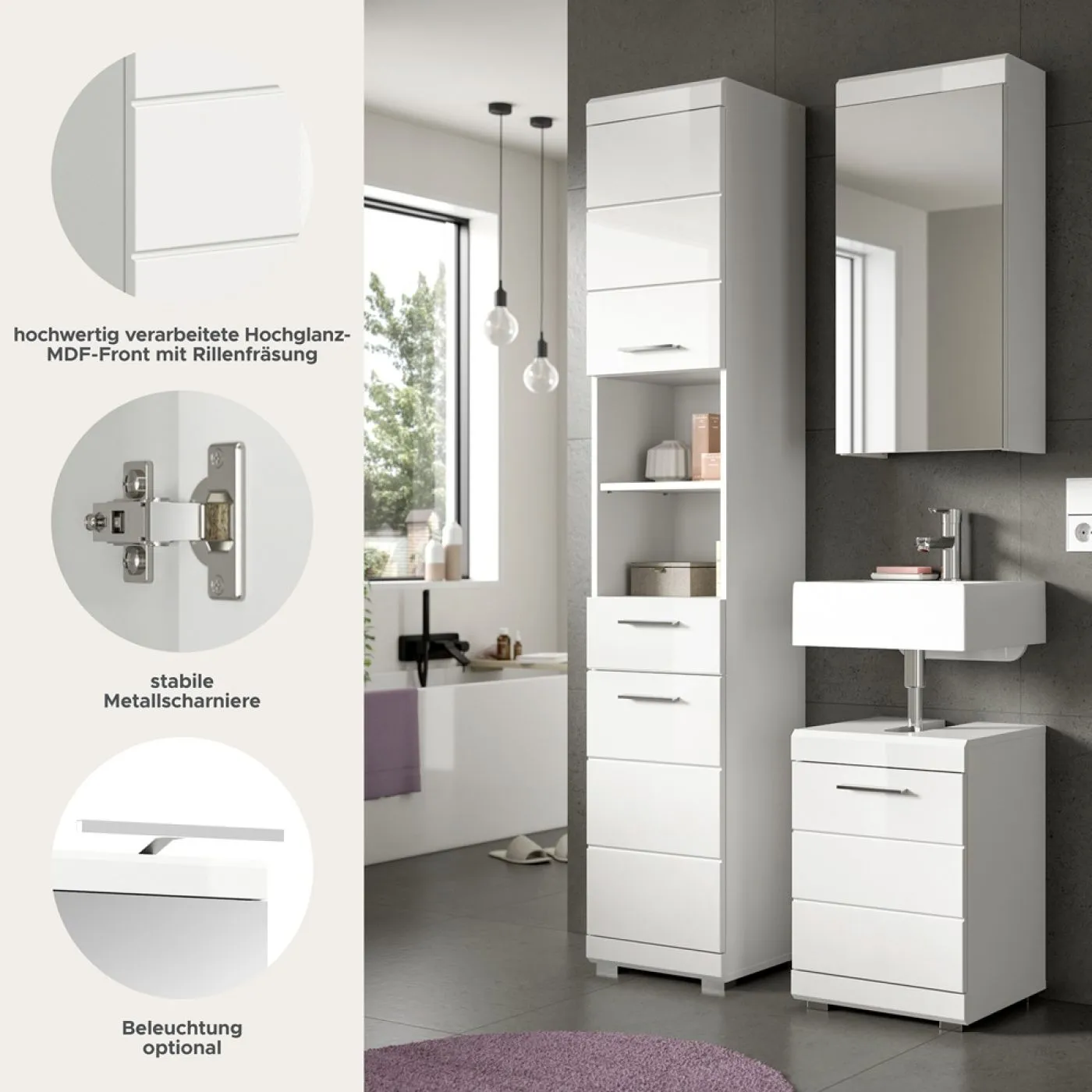 Badezimmer-Set Scout 2, 3-teilig – Ansicht 6