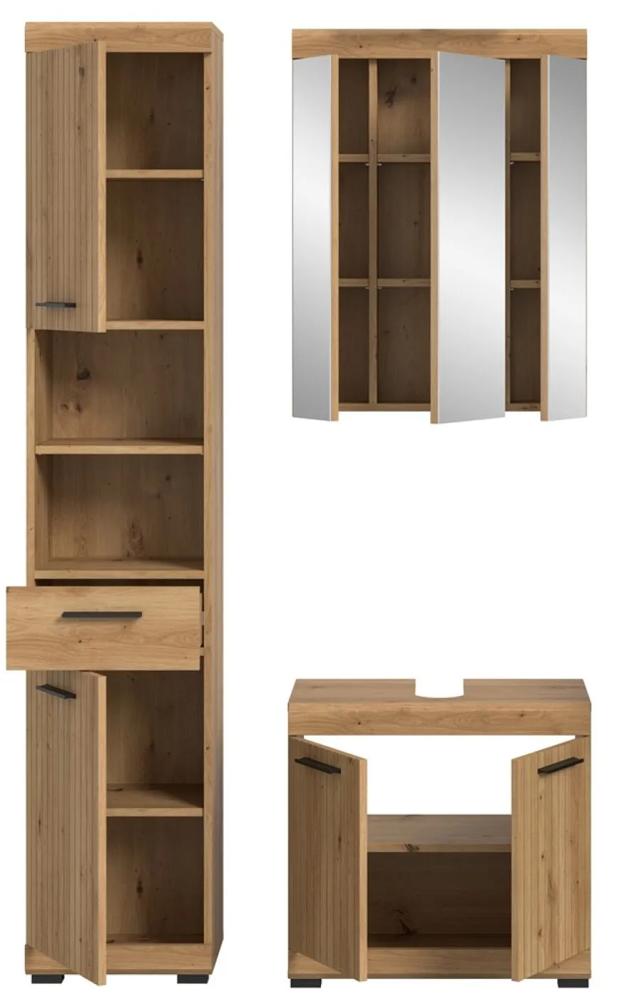 Badezimmer-Set Scout | Artisan Eiche | 3-teilig ohne Aufsatzleuchte