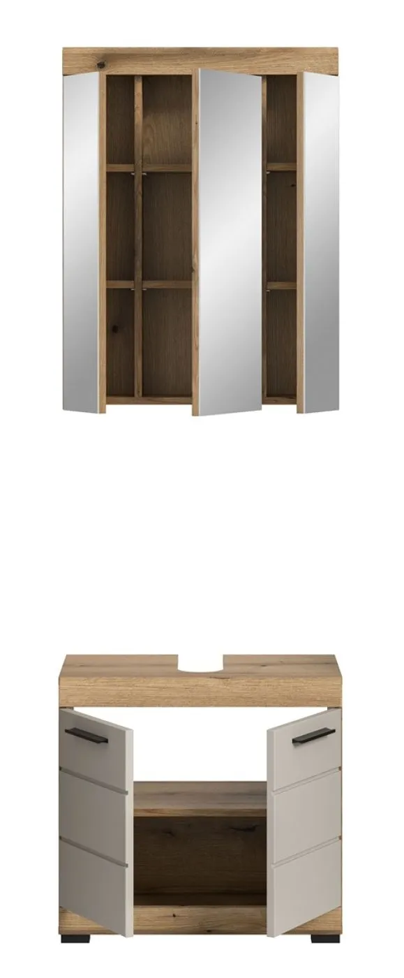 Badezimmer-Set Scout | Kaschmir / Evoak Oak | 2-teilig