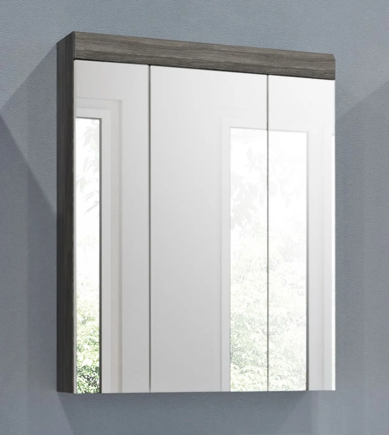 Badezimmer-Set Scout | weiß Hochglanz / rauchsilber | 5-teilig