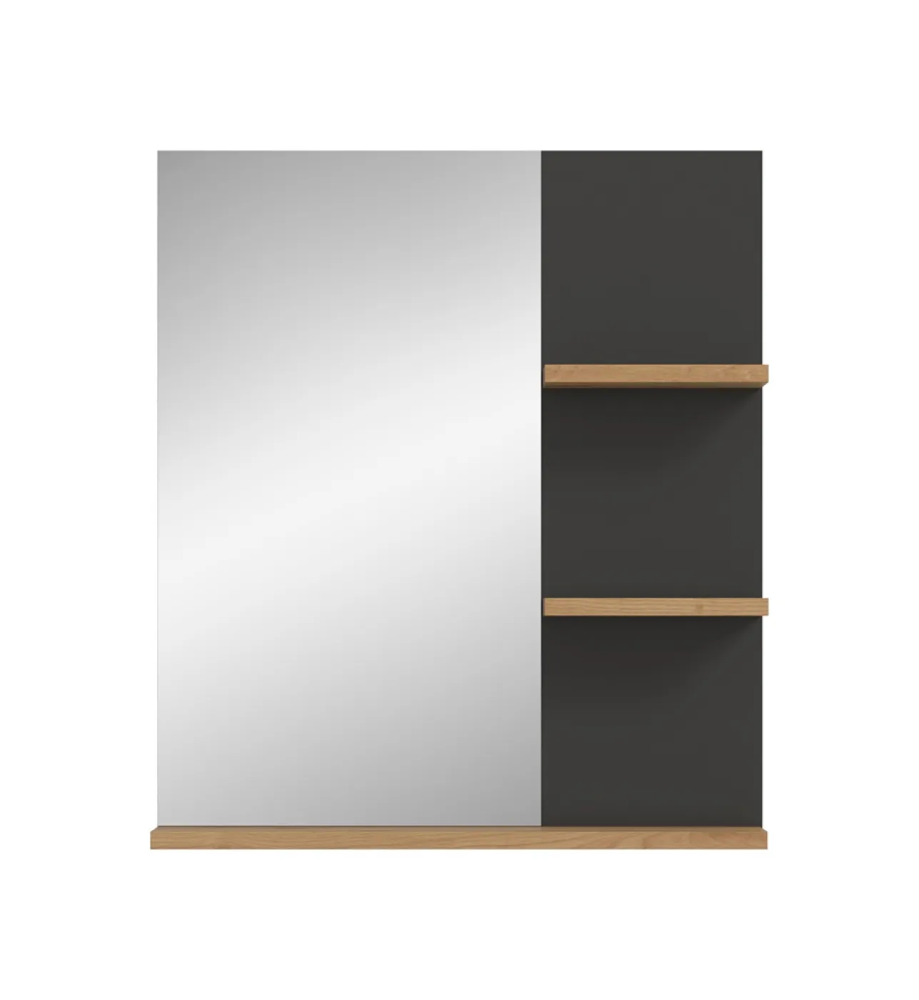 Badezimmer Spiegel Canu | Artisan Eiche / Basalt grau | ohne Aufsatzleuchte