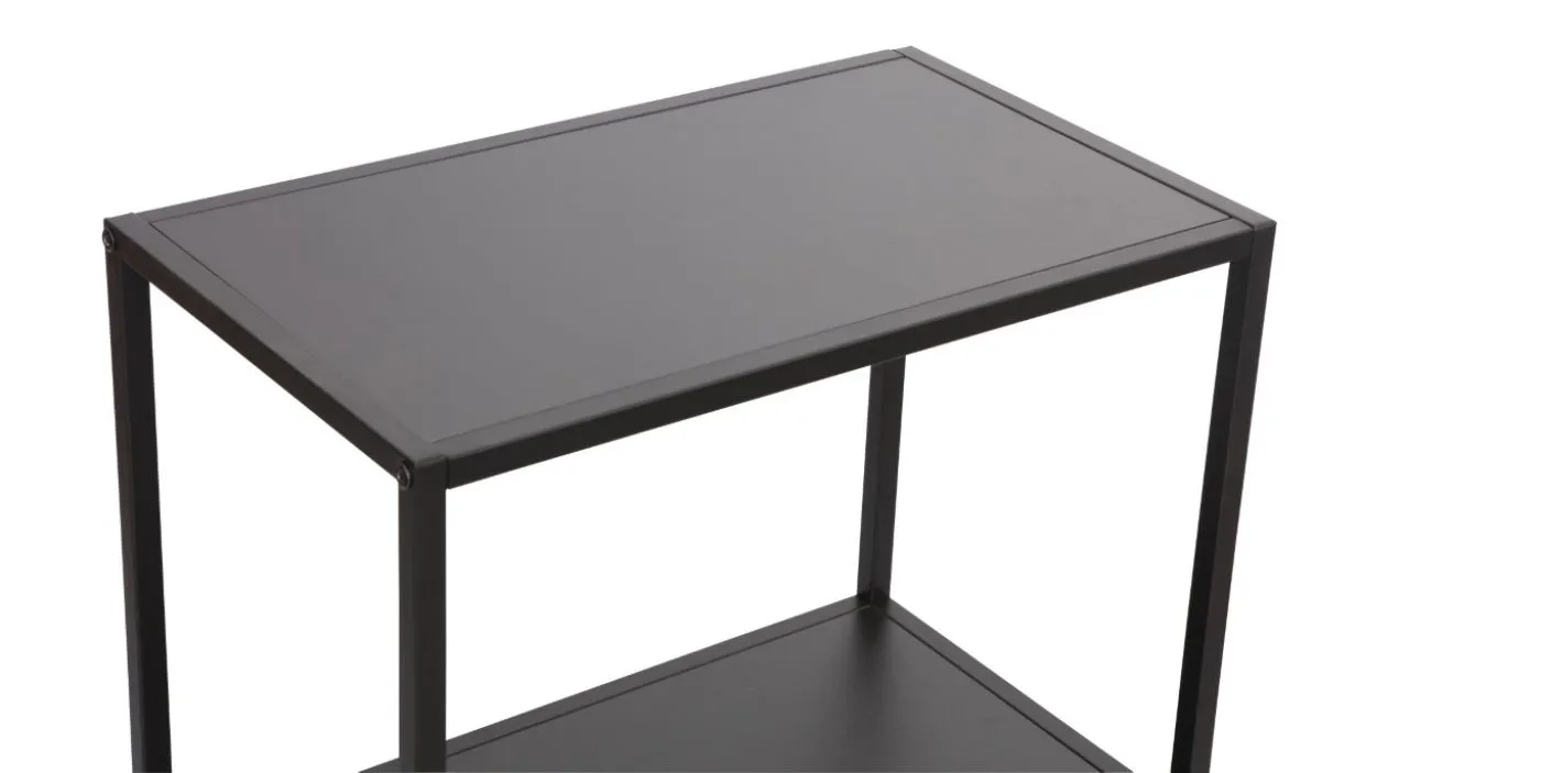 Badezimmer Unterschrank Regal Lorin | schwarz