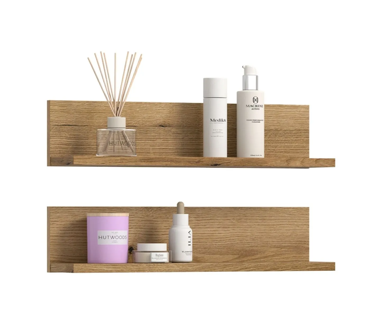 Badkombination Bad Set Aqua | 4-teilig | Sage Green / Evoke Oak ohne