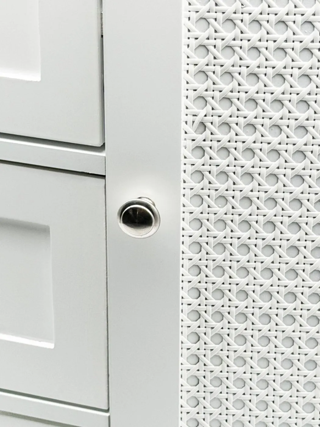 Badschrank Badezimmerkommode Zisan mit Schubkästen | weiß