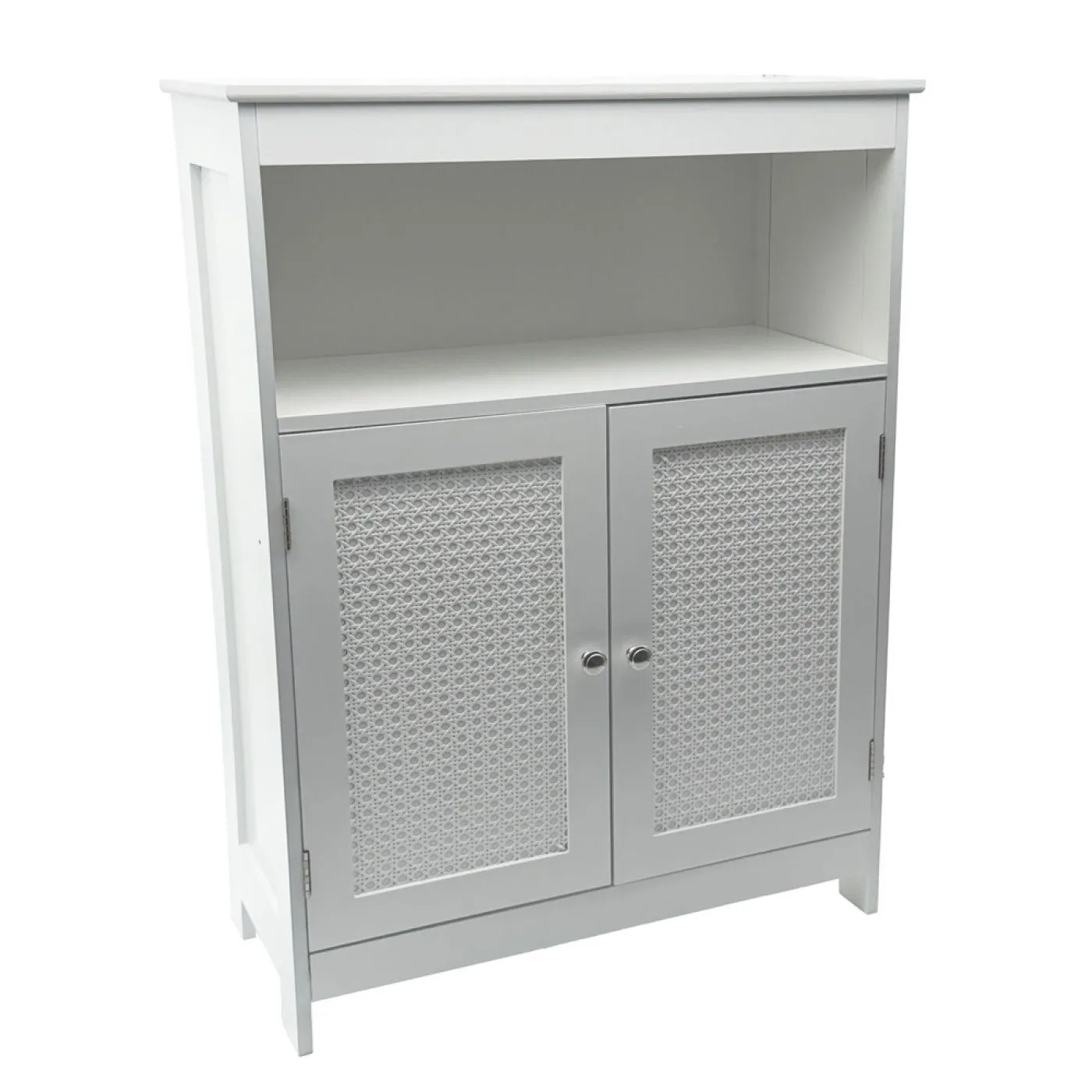 Badschrank Badezimmerkommode Zisan | weiß