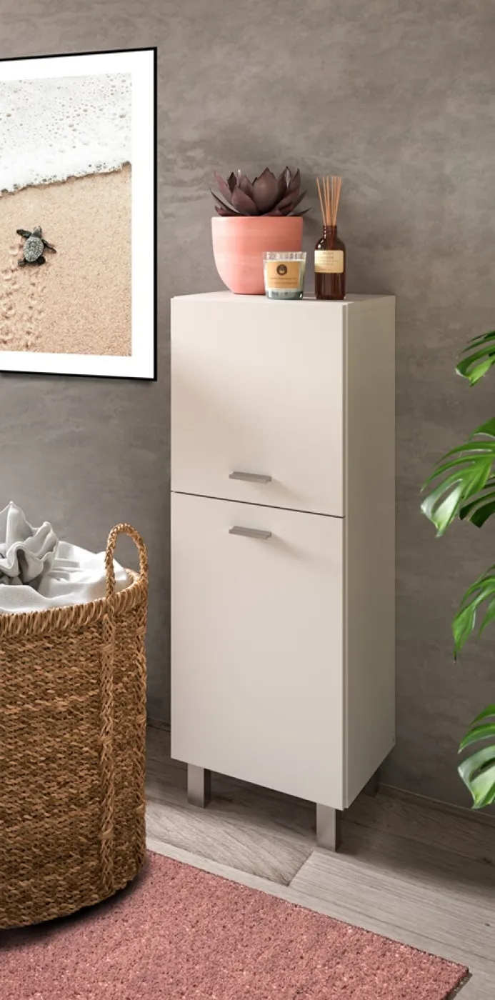 Badschrank Boston klein | weiß