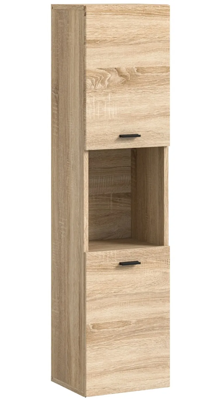 Badschrank Boston | mit offenem Fach | Eiche Sonoma