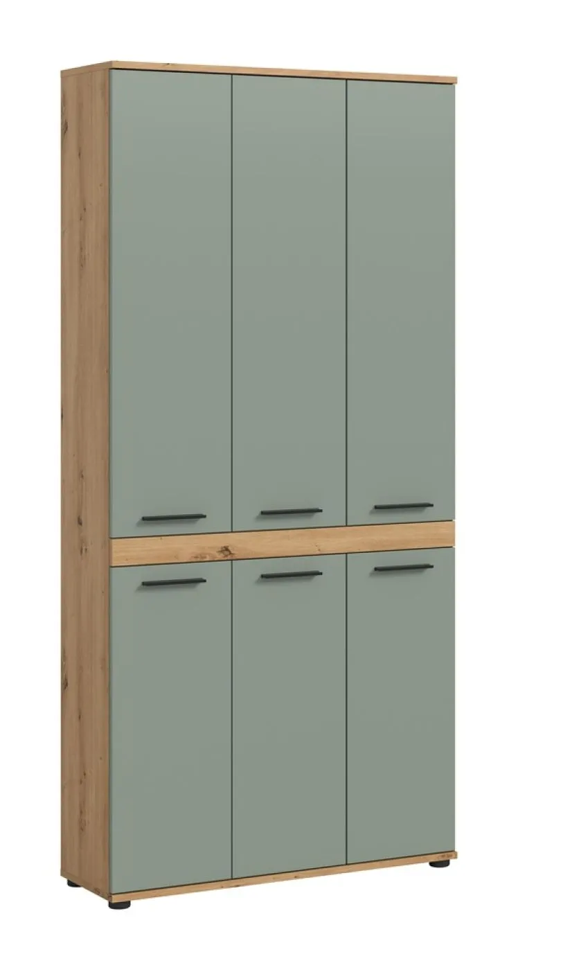 Badschrank Schrank Blake | Salbei / Artisan Eiche